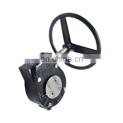 Bundor IP65 Waterproof Transmission Ratio 50:1 Manual Valve Worm Gear Box photo-2