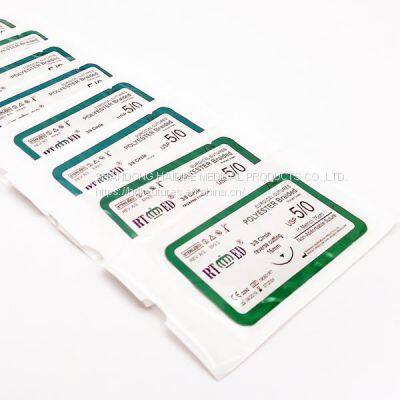 Polyester Non-Absorbable Suture With Needle _Shangdong Haidike Medical Products photo-4