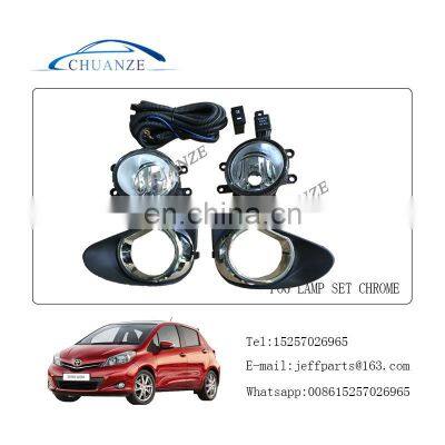 FOG LAMP SET FOR YARIS 2012 CHROME HOT SELLING GOOD QUALITY