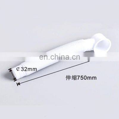 Shower Accessories PE Drain Hose Pipe Fittings White Hose for Drainer