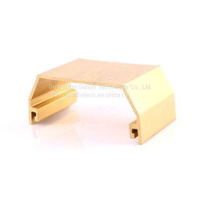 China Supplier Extruded Brass Profile Brass Handrail