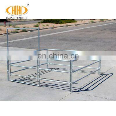 Factory Design Steel Pipe Galvanized Horse Rail Fence Panels for Sale photo-4