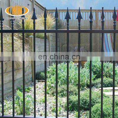 cheap and hot sales yard garden wrought iron steel fence