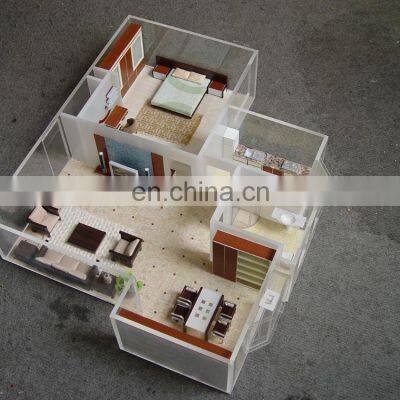 House Plan Internal Layout Model With All Furniture ,scale Model House photo-5