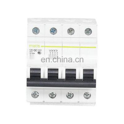 Professional Intelligent Durable Dependable Performance Mini Matis MM50H-4P 380V 50/60hz Circuit Breaker Machine photo-4