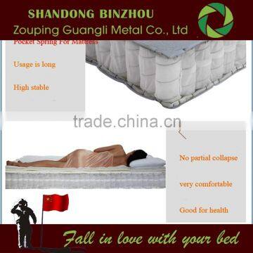China High Carbon Steel Wire Rod Pocket Spring for Seating Mattress