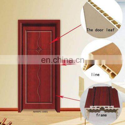 Factory price front door designs included accessories door handle wpc door