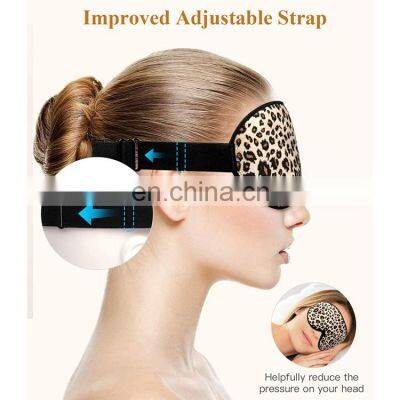 Sleep Mask 100% Blackout 3D Contoured Eye Mask With Adjustable Strap for Sleeping Comfortable & Soft Night Blindf
