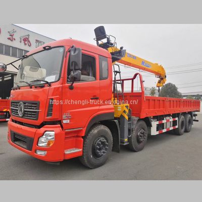 Dongfeng Kinland 8x4 12 wheel truck mounted 14ton 16ton 20ton crane