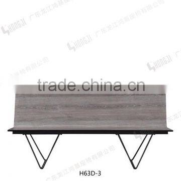 Curve Plywood Waiting Chair Airport Chair Lounge Chair H63D-3-V for Public Seating photo-2