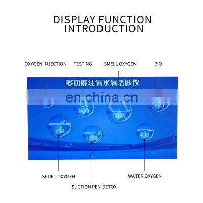 Factory Dual-Screen Water Oxygen Jet Facial Machine Facial Deep Clean Hydration Firm Lifting Skin Care Beauty Instrument