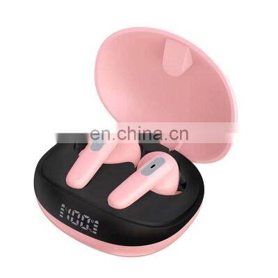 Js81 Tws Wireless BT Digital Stereo Earphone 5.0 Gaming Headset Sport Earbuds Bass Stereo Touch Control Headphones