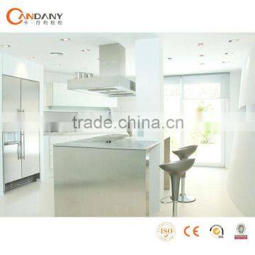Kitchen cabinet with acrylic door panel,aluminum profile for kitchen cabinet