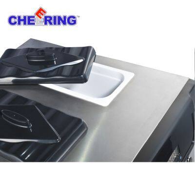 High Quality Snack Food Machinery 3 Flavors Soft Ice Cream Machine photo-5