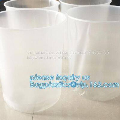 Gallon Bucket Liner Rigid Plastic Pail Liner, PE Round Pond Liner Round Raised Rigid Pond Liner 500liter, pp Steel Pail