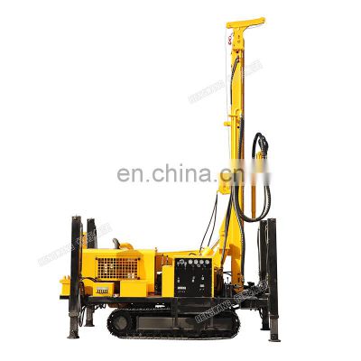 High efficiency rock drilling deep well air compressor drilling rig