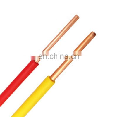 Iec 60227 Single Core Copper 4 mm Single Core Cable Electrical Wire Power Cable With Pvc Insulation