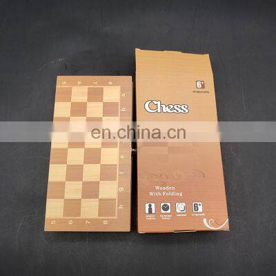 Wooden Chess Foldable Magnetic Chess Board Set photo-2