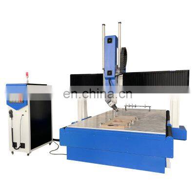 LEEDER 3d Car Ship Boat Plane Foam Model Mould Mold Making 4 Axis 5 Axis 180 Degree Rotary Spindle Styrofoam Wood Cnc Machine photo-4