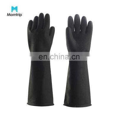 Multi-Use Heavy Duty CAT II Reusable Chemical Resistant 18 Inch Full Grip Extreme Thick Rubber Glove