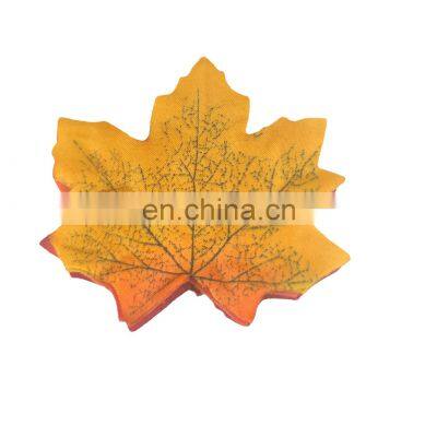 Fall Decor Garland Christmas 2021 Home Halloween Decorations Leaves Plastic Silk Artificial Maple Leaf