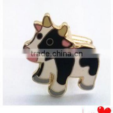 custom cufflink cow cufflink wholesale cufflink manufacturer