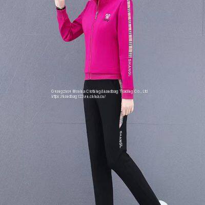 Casual Sportswear Suit Women's Spring And Autumn New Fashion Autumn Two-Piece Suit photo-4