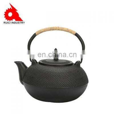 Blue Casting Tea Pot Teapot Set Cast Iron Chinese Traditional photo-3
