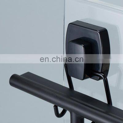 Household Steel Wiper Silicone Steel Shower Squeegee for Window Mirror Bathroom Wiper With Vacuum Sucker and Hook photo-4