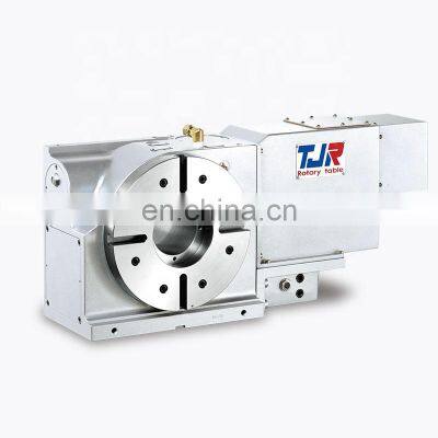 High Precision Oil Brake Four Axis Turntable nc Machine Vertical and Horizontal 4 Axis Rotary Table photo-4