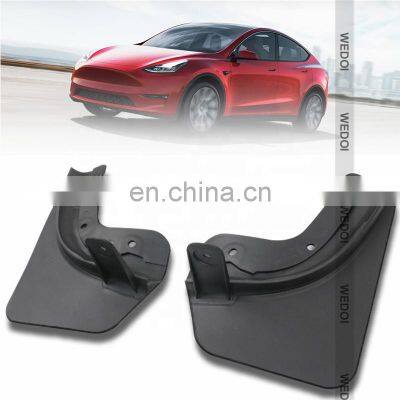 Car Fender Cover For 2021 Tesla Model Y  Splash Guards Mud flap Protector for Tesla Car Accessories