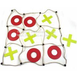 Outdoor Noughts and Crosses Game garden wooden tic tac toe yard game