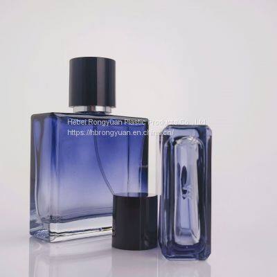 Wholesale Free Sample Luxury Woman 10ml 15ml 30ml 50ml Square Spray Glass Empty Perfume Bottle 50 ml 100ml photo-2