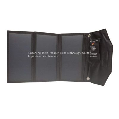 Mobile Tablet Solar Charger 27W Solar Folding Pack