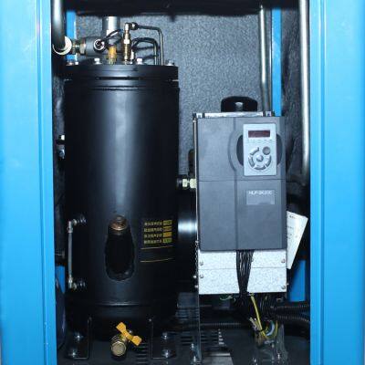 Energy Saving Permanent Magnet Variable Frequency 0.8Mpa Rotary Industrial Screw Air Compressor photo-3