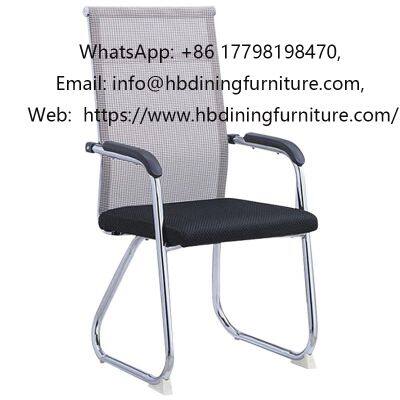 Metal legs With headrest Armrest Swivel mesh office chair