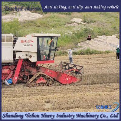 Customized Modification of Track Chassis for Wheat Harvesters to Prevent Sinking photo-2
