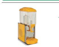 Cold Drink Juice Dispenser Machine Automatic Refrigerated 6 Tank With Cooler Cups Sweat Pant