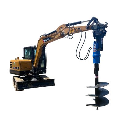 hot sale power digger auger drill portable mining earth pile auger rotary spiral drill machine