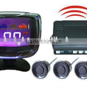 LCD parking sensor with 8 sensors,Car rear view system