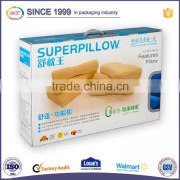Printing Folding Corrugated Carton Cardboard Box with Handle for wholesale