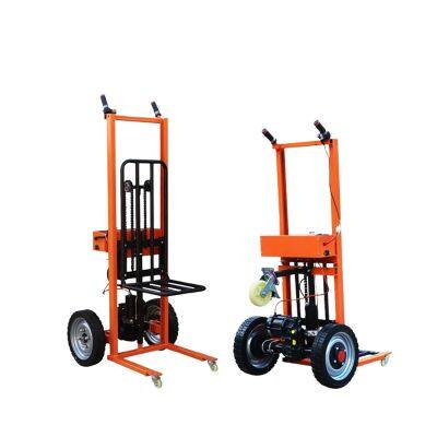 Electric Tiger Cart Lifting Folding Storage Hand Lift Manual Pallet Stacker Trolley