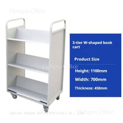 Life Long Using 3-Tier Rolling Utility Cart With Brakes | for Home, Office, Classroom | Heavy-Duty Steel-ODM/OEM photo-5