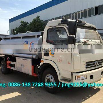 DFAC mini mobile fuel tanker, 6-7KL refueling truck oil tanker for sale in Senegal