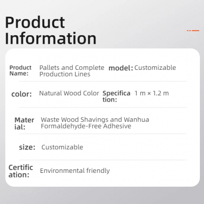 Standard / Non-Standard Molded Wood Pallets Static Load: 3 Tons Exempt From Export Quarantine photo-5