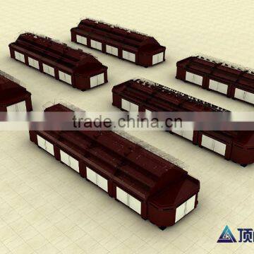 APEX supermarket bulk foods/snack food display cabinet storage case/goods shelf