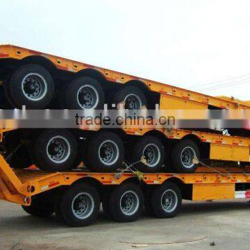 Low-Flat Semi-trailer truck