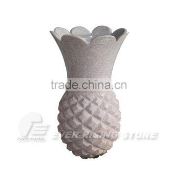 Granite Pineapple Vases for Graves