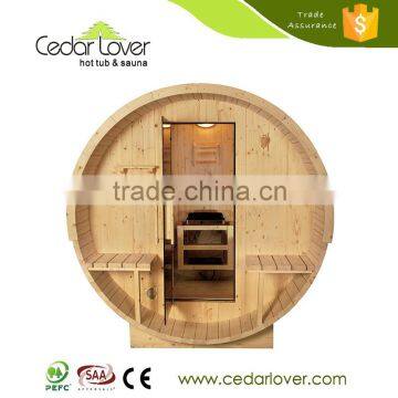 Unique barrel design Spa Portable wooden Beauty Steam sauna room