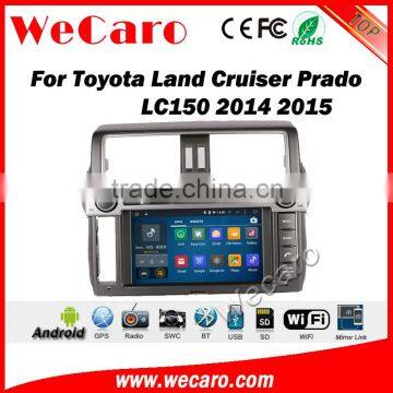 Wecaro WC-TP9007 android 5.1.1 car dvd player toyota prado 2014 2015 2016 car gps navigation system multimedia radio audio